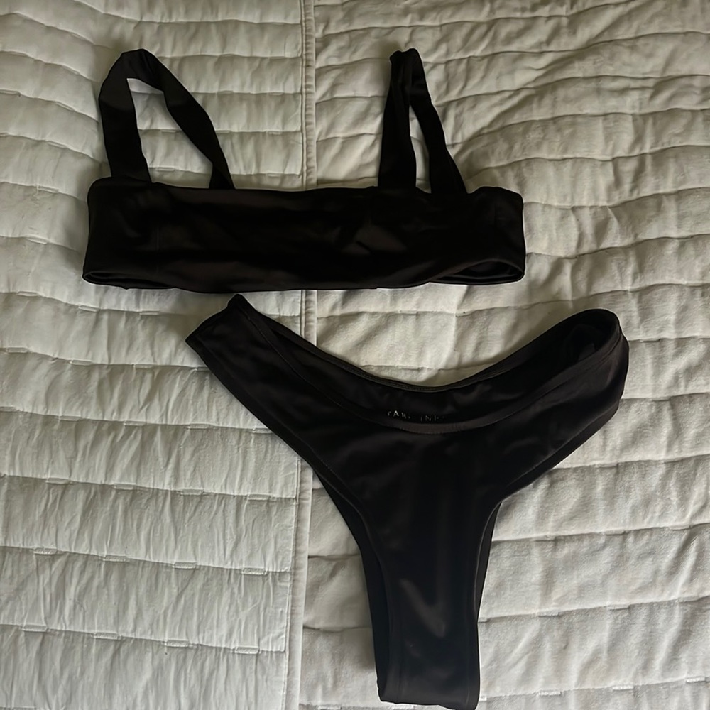 Brown 2 piece bikini — Tan + Lines swim by Sivan